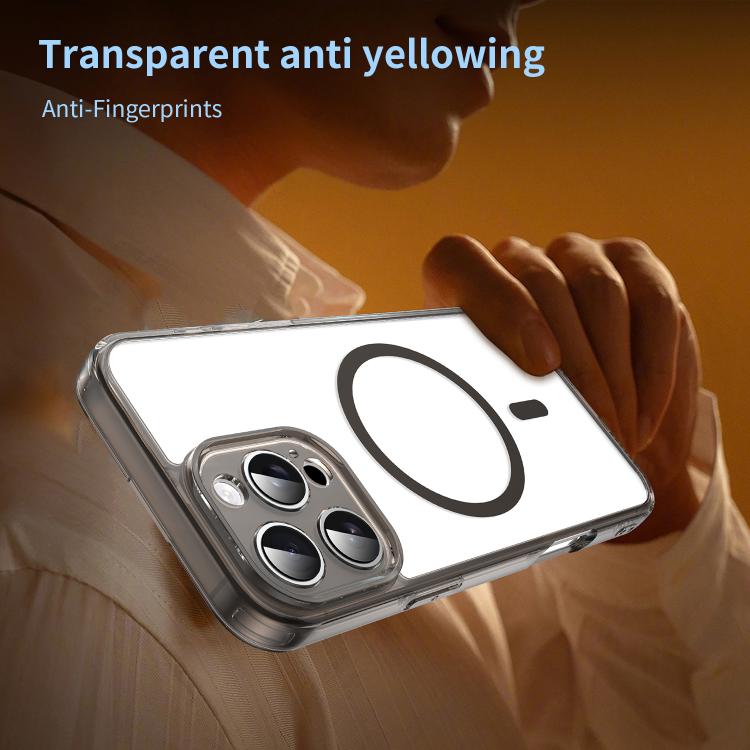 For iPhone 16 Pro Max PC Hybrid TPU Airbag Shockproof MagSafe Phone Case
