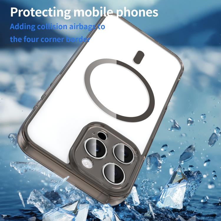For iPhone 16 Pro Max PC Hybrid TPU Airbag Shockproof MagSafe Phone Case