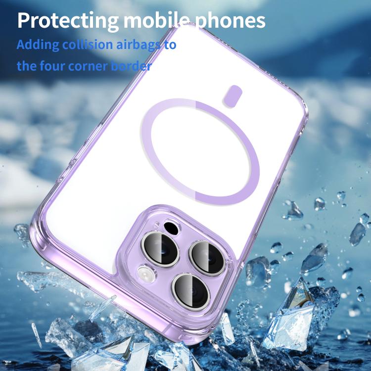 For iPhone 16 Pro Max PC Hybrid TPU Airbag Shockproof MagSafe Phone Case