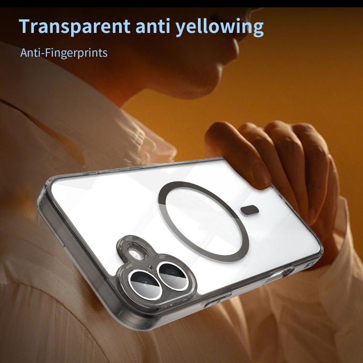 For iPhone 16 PC Hybrid TPU Airbag Shockproof MagSafe Phone Case
