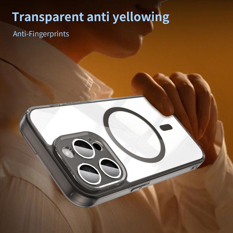 For iPhone 15 Pro PC Hybrid TPU Airbag Shockproof MagSafe Phone Case