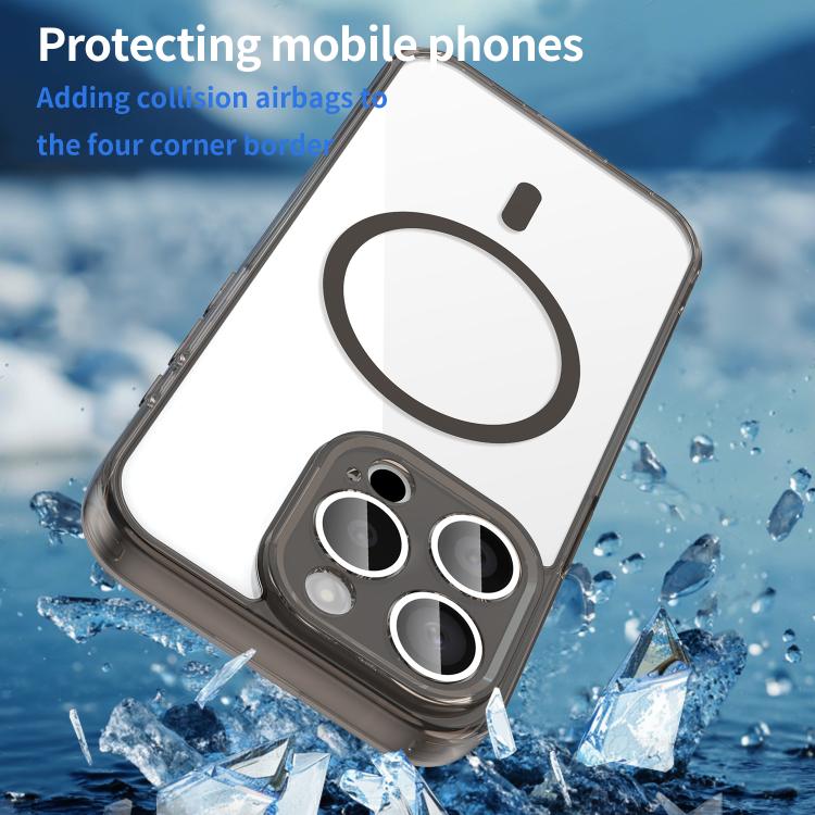 For iPhone 15 Pro PC Hybrid TPU Airbag Shockproof MagSafe Phone Case
