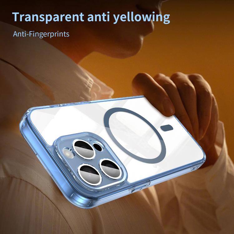 For iPhone 15 Pro PC Hybrid TPU Airbag Shockproof MagSafe Phone Case