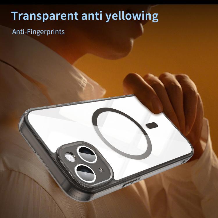 For iPhone 15 PC Hybrid TPU Airbag Shockproof MagSafe Phone Case