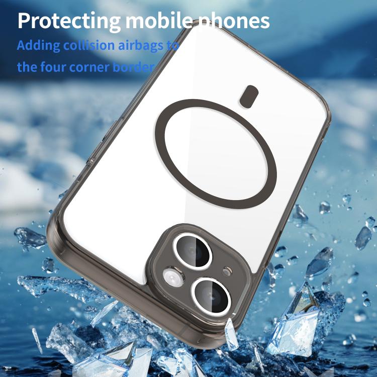 For iPhone 15 PC Hybrid TPU Airbag Shockproof MagSafe Phone Case