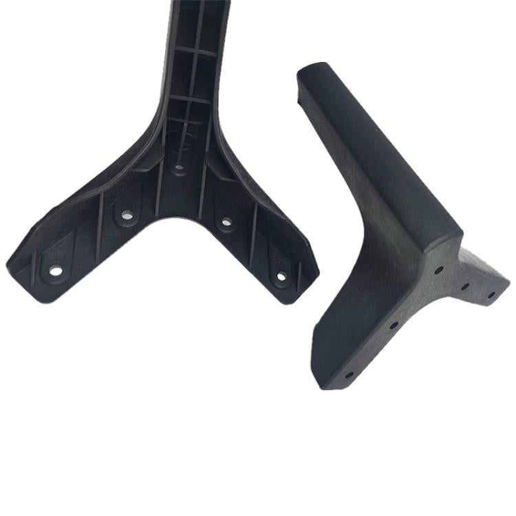 10pcs/Pack Furniture Metal Three Pronged Support Legs Support Brackets - Black