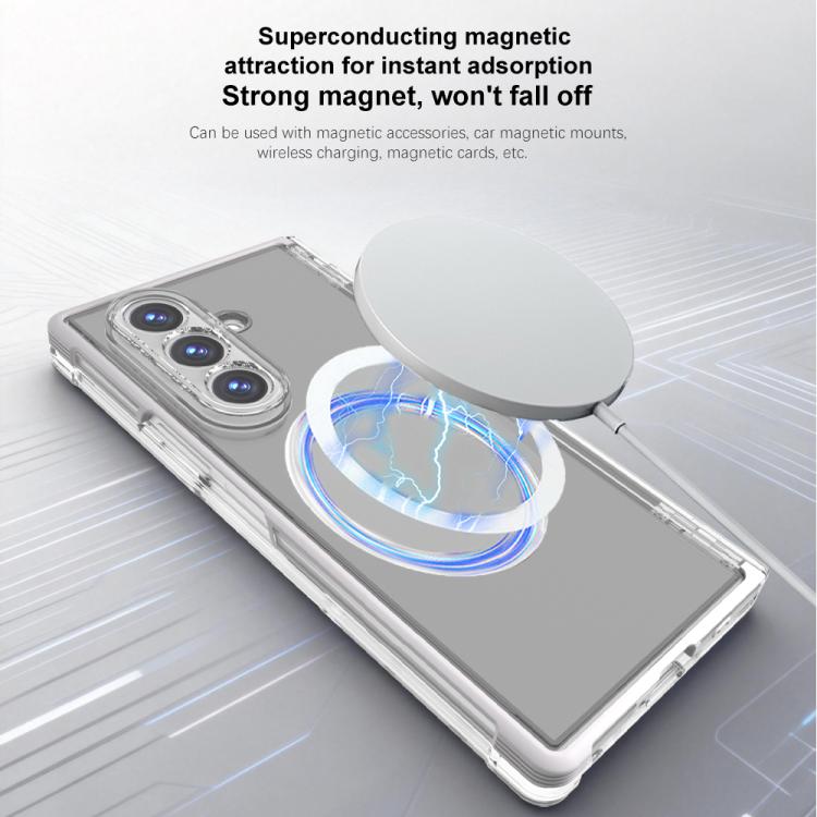 For Samsung Galaxy Z Fold7 5G Skin-feel Magnetic 360 Rotating Holder Phone Case
