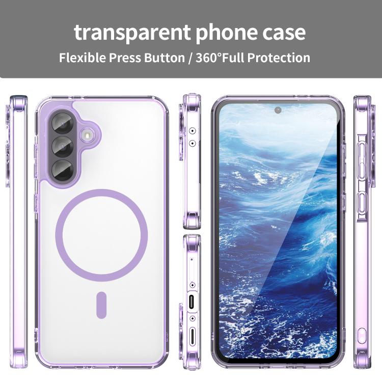 For Samsung Galaxy A36 5G PC Hybrid TPU Airbag Shockproof MagSafe Phone Case