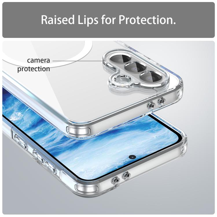 For Samsung Galaxy A56 5G PC Hybrid TPU Airbag Shockproof MagSafe Phone Case
