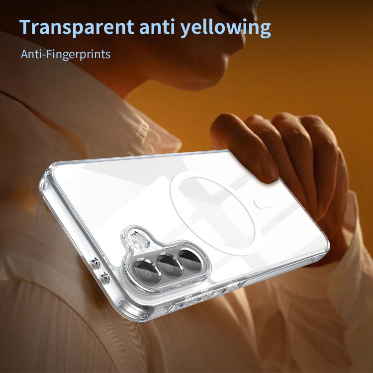 For Samsung Galaxy A56 5G PC Hybrid TPU Airbag Shockproof MagSafe Phone Case