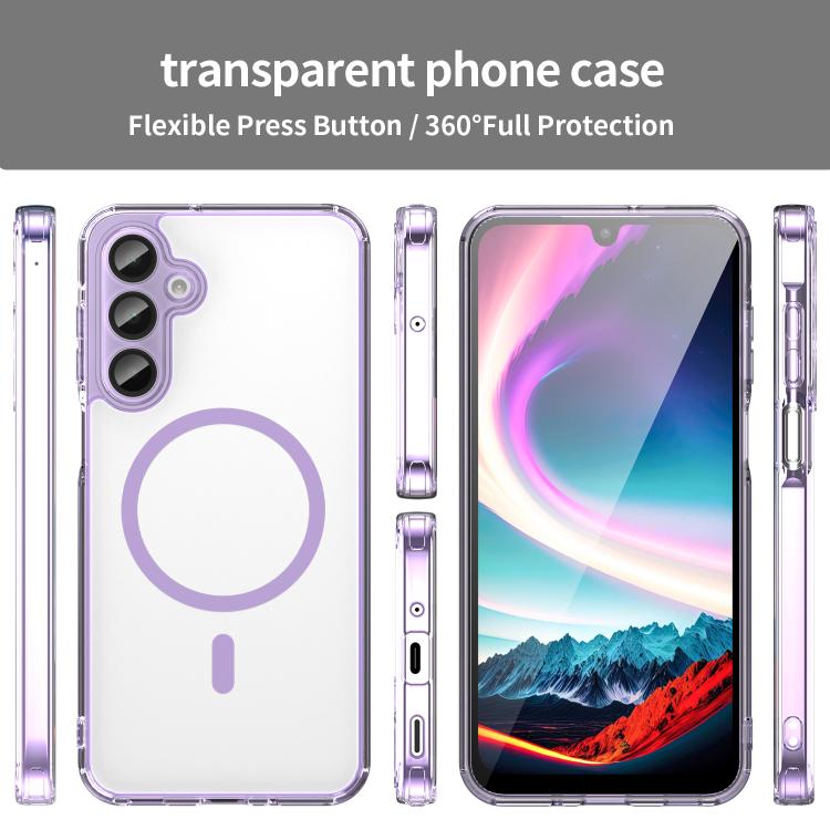 For Samsung Galaxy A16 5G PC Hybrid TPU Airbag Shockproof MagSafe Phone Case