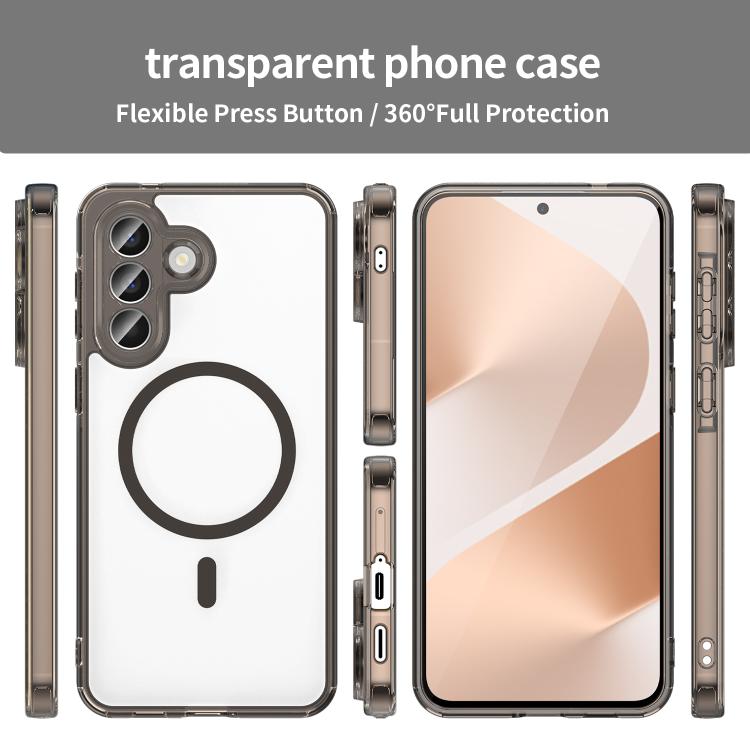 For Samsung Galaxy A57 5G PC Hybrid TPU Airbag Shockproof MagSafe Phone Case