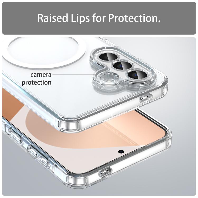 For Samsung Galaxy A57 5G PC Hybrid TPU Airbag Shockproof MagSafe Phone Case