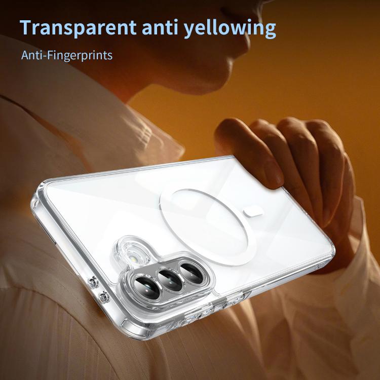 For Samsung Galaxy A37 5G PC Hybrid TPU Airbag Shockproof MagSafe Phone Case