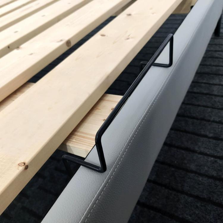 10pcs/Pack Mattress Shifting Prevention Guardrail Anti-Slip Strips Furniture Hardware Accessories, Slot Height:5cm - Black
