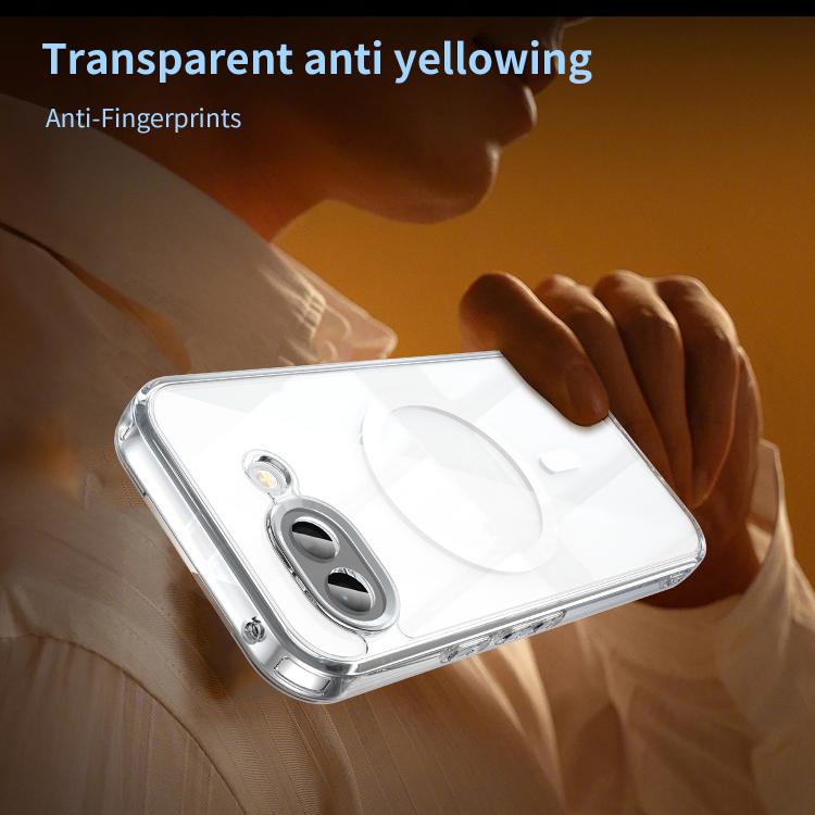 For Google Pixel 10a PC Hybrid TPU Airbag Shockproof MagSafe Phone Case