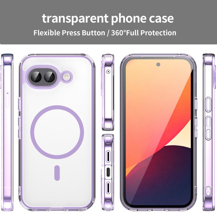 For Google Pixel 10a PC Hybrid TPU Airbag Shockproof MagSafe Phone Case