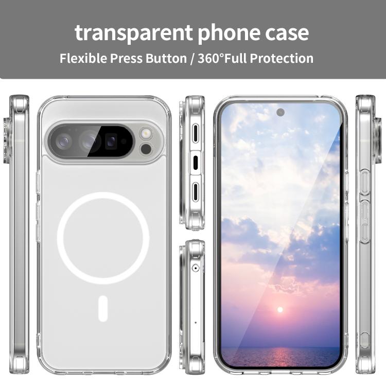 For Google Pixel 10 Pro XL PC Hybrid TPU Airbag Shockproof MagSafe Phone Case