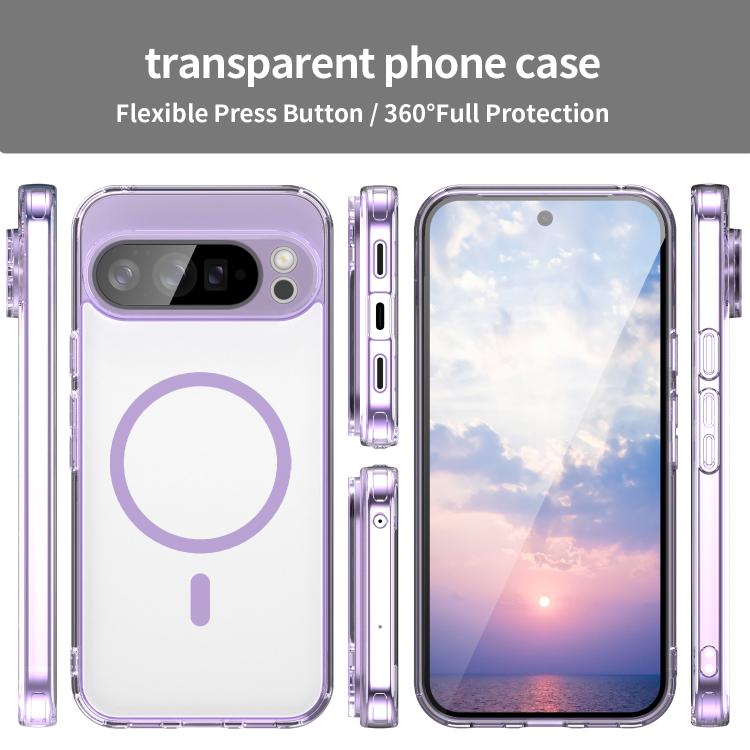 For Google Pixel 10 Pro XL PC Hybrid TPU Airbag Shockproof MagSafe Phone Case