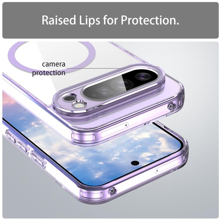 For Google Pixel 10 Pro XL PC Hybrid TPU Airbag Shockproof MagSafe Phone Case