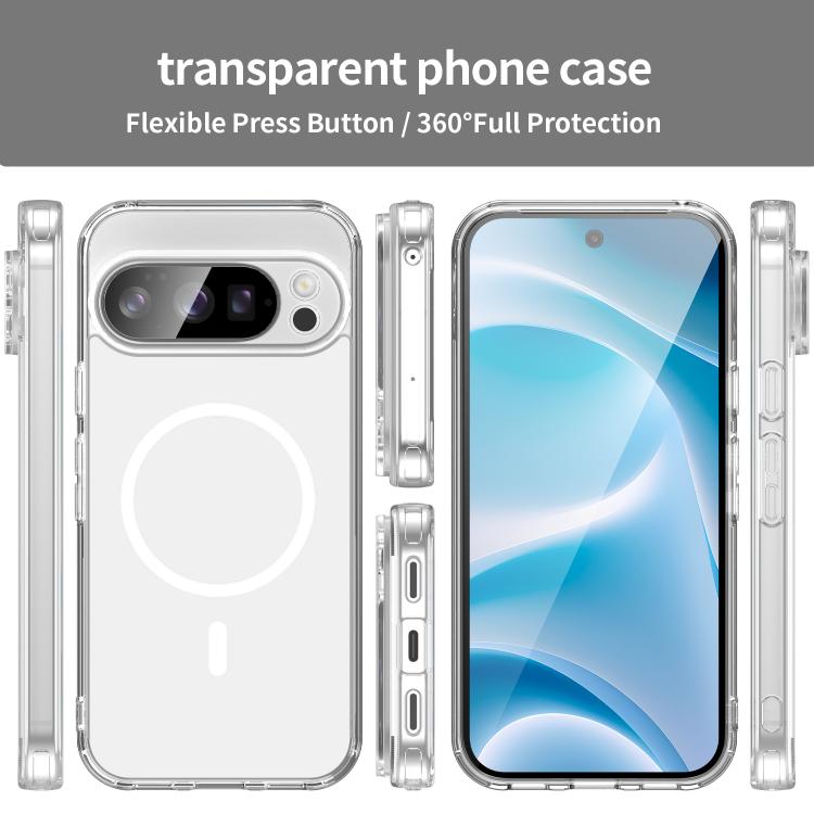 For Google Pixel 10 Pro PC Hybrid TPU Airbag Shockproof MagSafe Phone Case