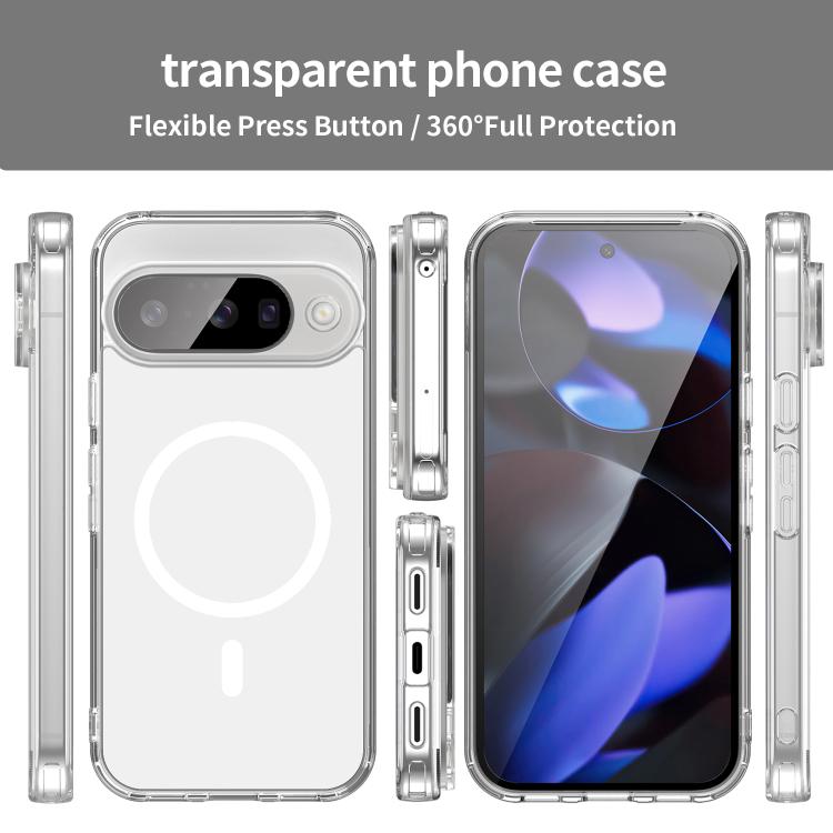 For Google Pixel 10 PC Hybrid TPU Airbag Shockproof MagSafe Phone Case