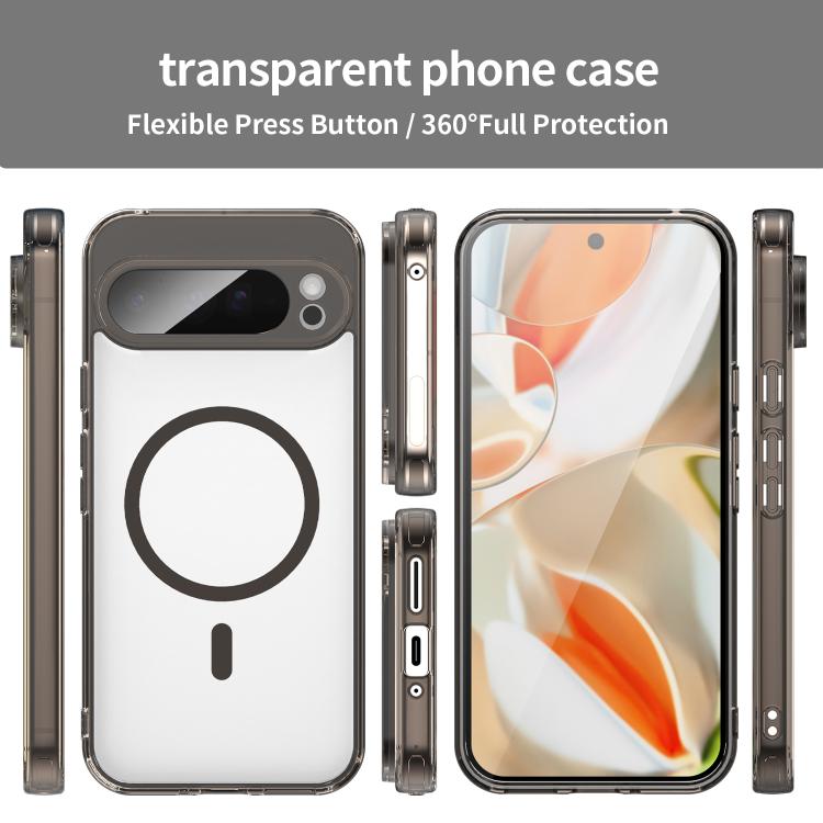 For Google Pixel 9 Pro XL PC Hybrid TPU Airbag Shockproof MagSafe Phone Case