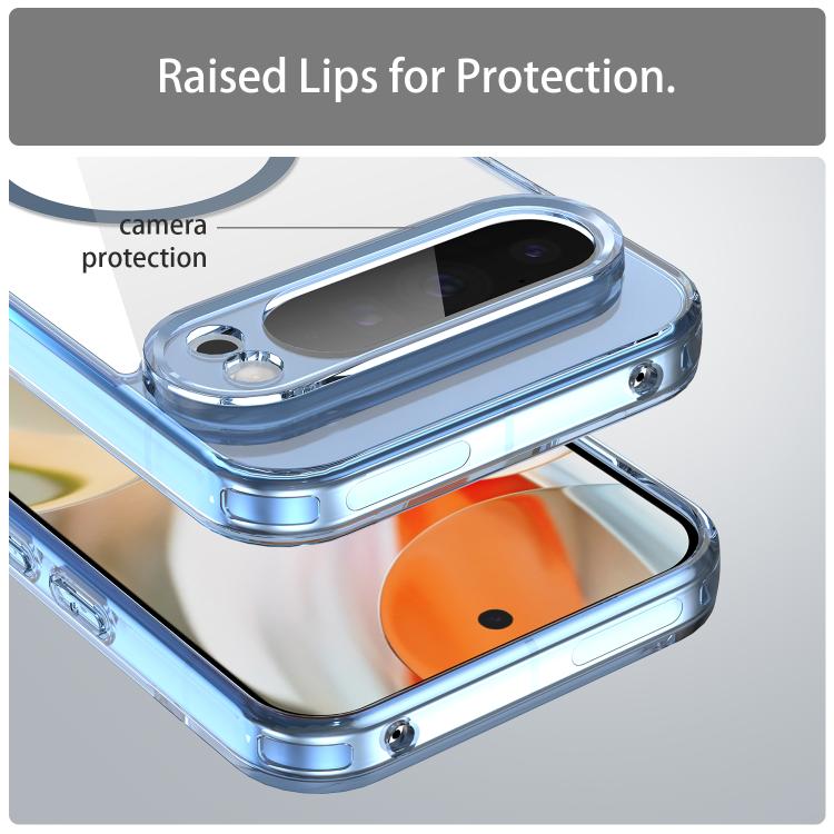 For Google Pixel 9 Pro XL PC Hybrid TPU Airbag Shockproof MagSafe Phone Case