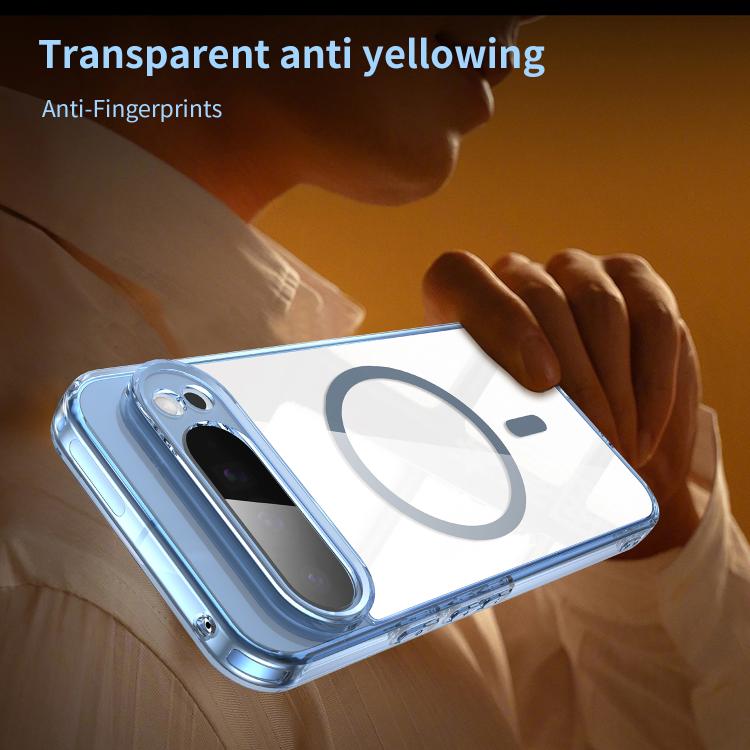 For Google Pixel 9 Pro XL PC Hybrid TPU Airbag Shockproof MagSafe Phone Case