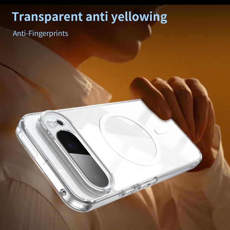 For Google Pixel 9 Pro XL PC Hybrid TPU Airbag Shockproof MagSafe Phone Case
