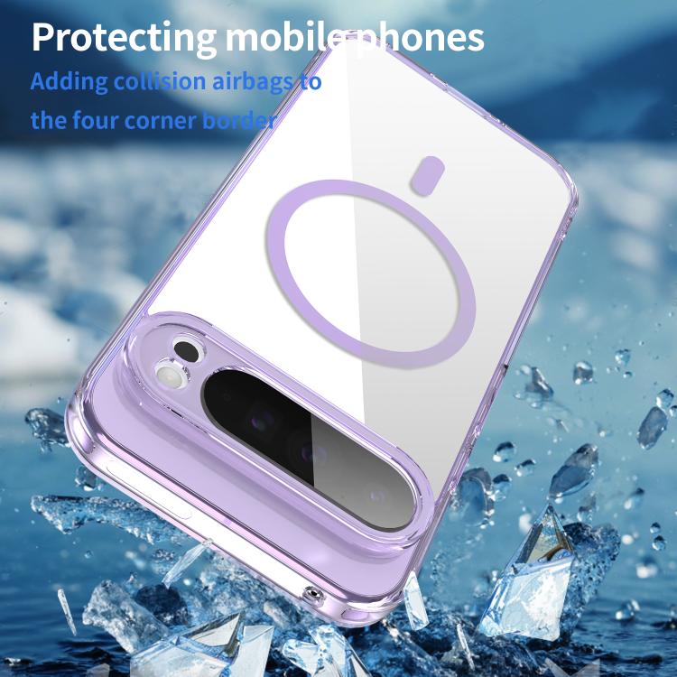 For Google Pixel 9 Pro XL PC Hybrid TPU Airbag Shockproof MagSafe Phone Case