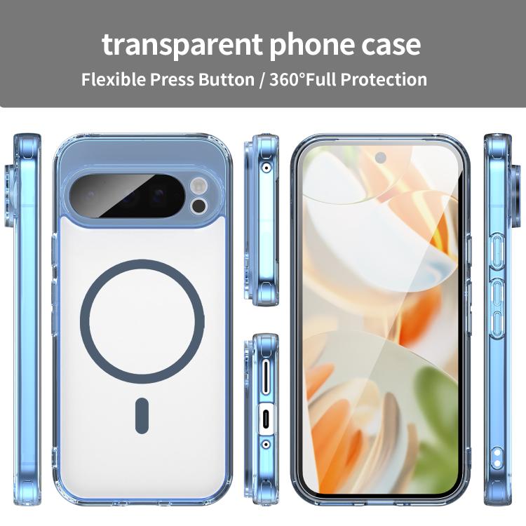 For Google Pixel 9 Pro PC Hybrid TPU Airbag Shockproof MagSafe Phone Case