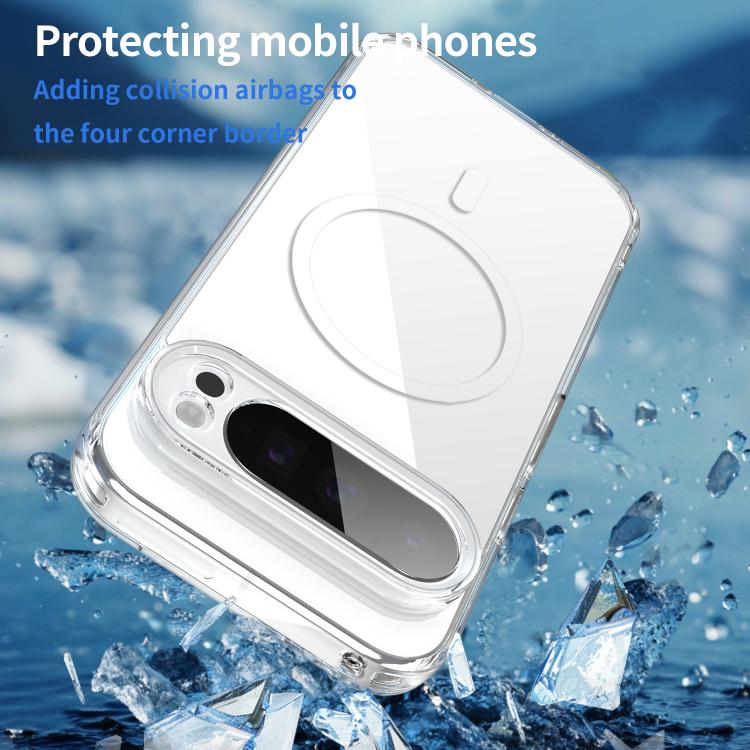 For Google Pixel 9 Pro PC Hybrid TPU Airbag Shockproof MagSafe Phone Case