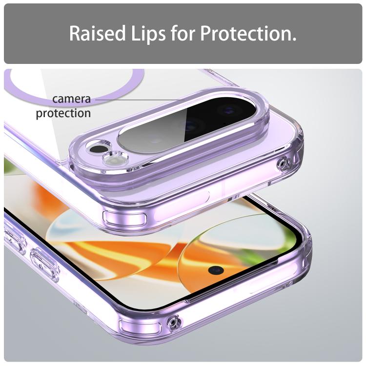 For Google Pixel 9 Pro PC Hybrid TPU Airbag Shockproof MagSafe Phone Case