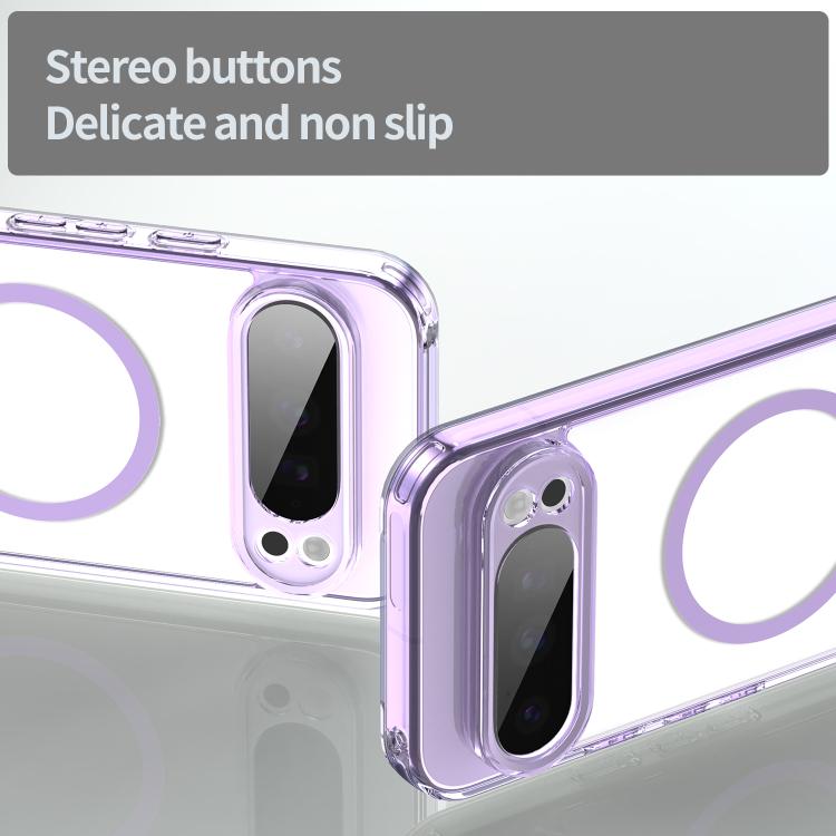 For Google Pixel 9 Pro PC Hybrid TPU Airbag Shockproof MagSafe Phone Case