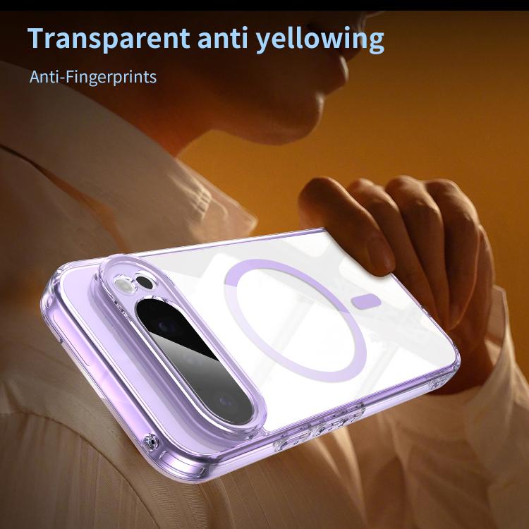 For Google Pixel 9 Pro PC Hybrid TPU Airbag Shockproof MagSafe Phone Case