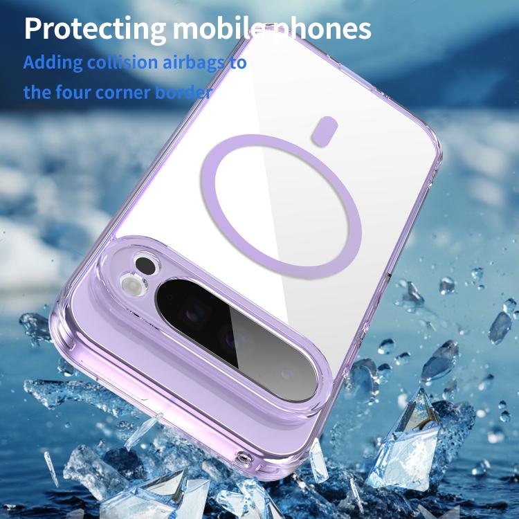 For Google Pixel 9 Pro PC Hybrid TPU Airbag Shockproof MagSafe Phone Case
