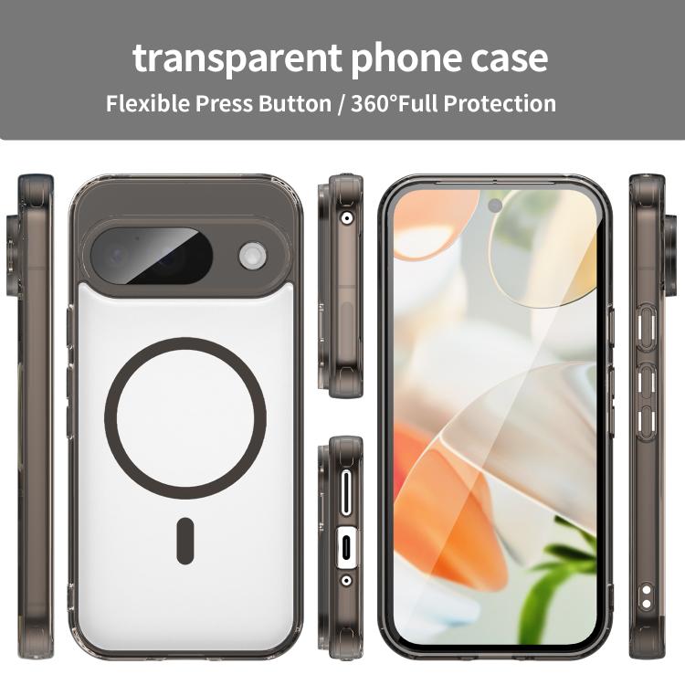 For Google Pixel 9 PC Hybrid TPU Airbag Shockproof MagSafe Phone Case