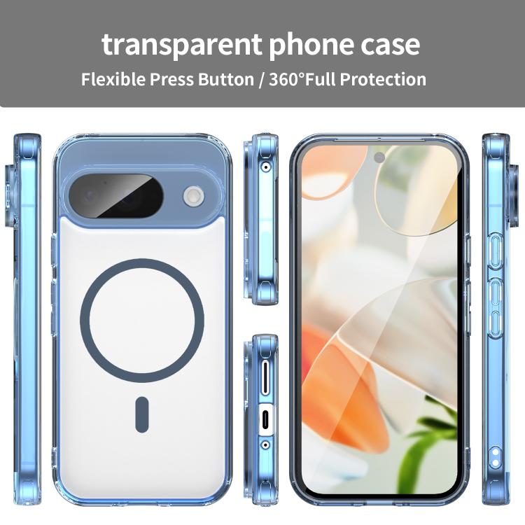 For Google Pixel 9 PC Hybrid TPU Airbag Shockproof MagSafe Phone Case