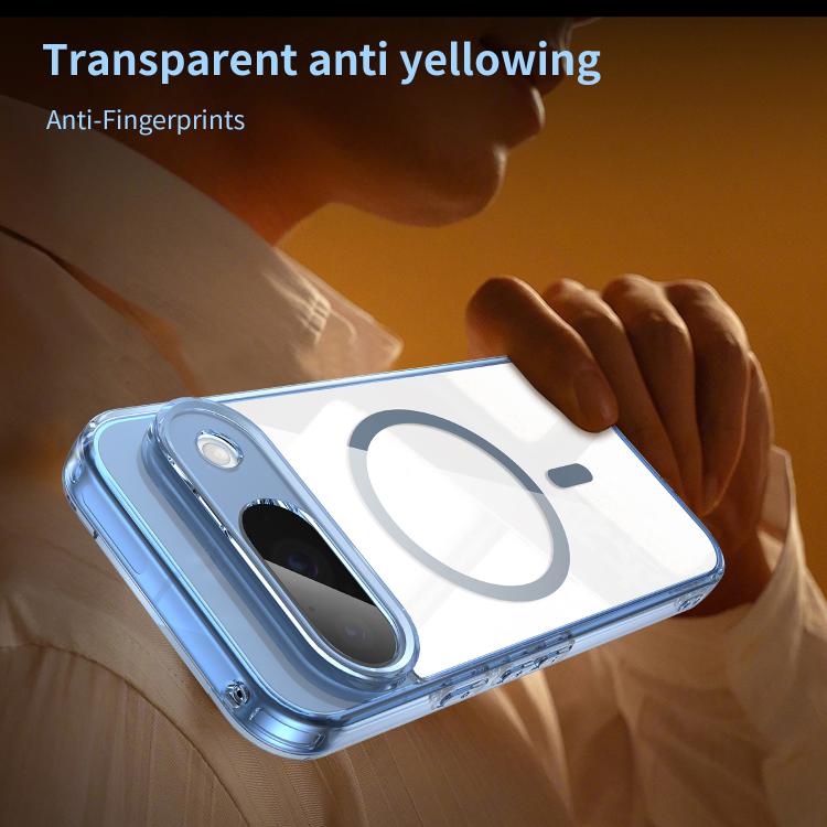 For Google Pixel 9 PC Hybrid TPU Airbag Shockproof MagSafe Phone Case