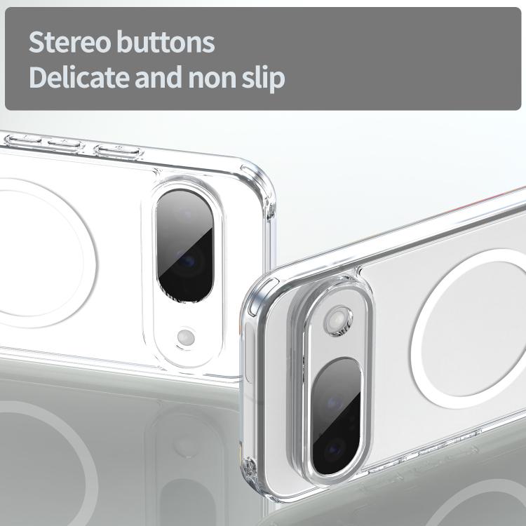 For Google Pixel 9 PC Hybrid TPU Airbag Shockproof MagSafe Phone Case