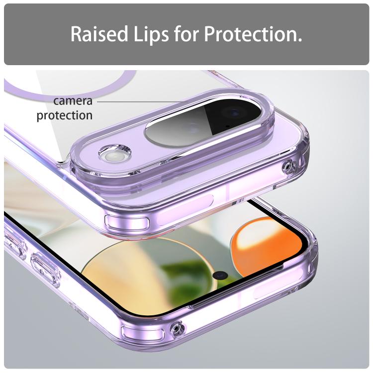 For Google Pixel 9 PC Hybrid TPU Airbag Shockproof MagSafe Phone Case
