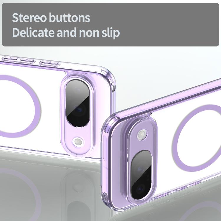 For Google Pixel 9 PC Hybrid TPU Airbag Shockproof MagSafe Phone Case