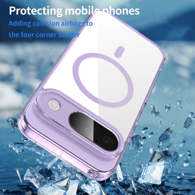 For Google Pixel 9 PC Hybrid TPU Airbag Shockproof MagSafe Phone Case
