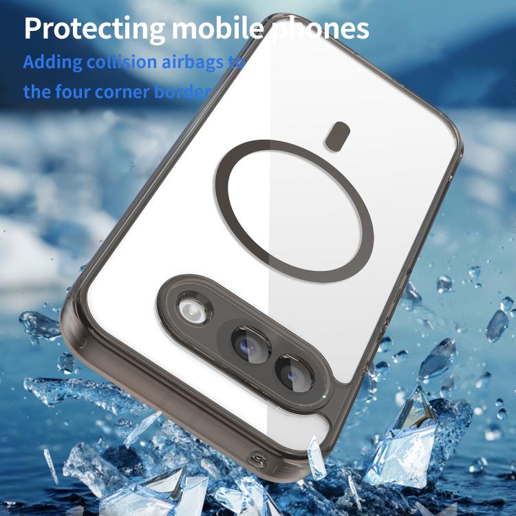 For Google Pixel 9a PC Hybrid TPU Airbag Shockproof MagSafe Phone Case