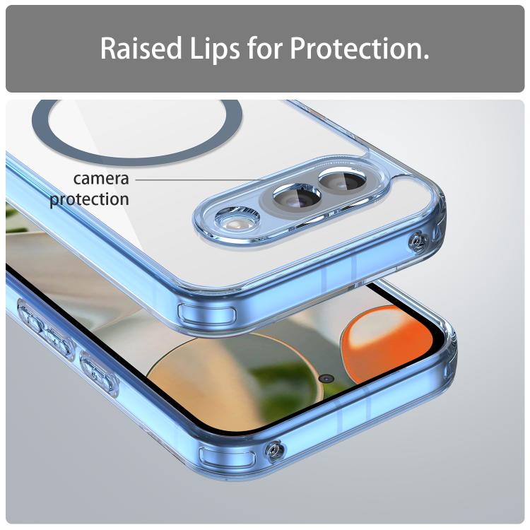 For Google Pixel 9a PC Hybrid TPU Airbag Shockproof MagSafe Phone Case