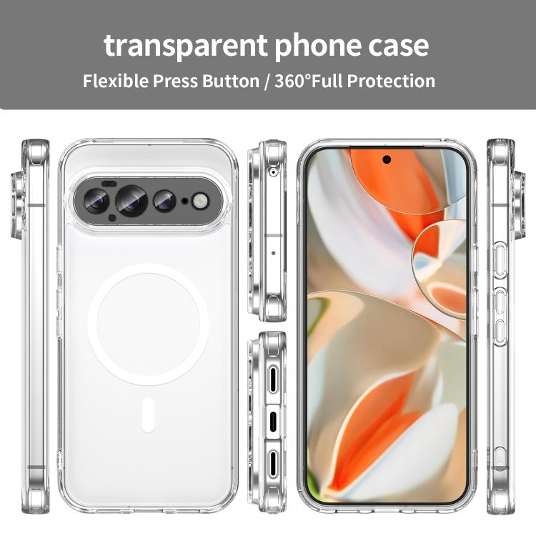 For Google Pixel 11 Pro XL PC Hybrid TPU Airbag Shockproof MagSafe Phone Case