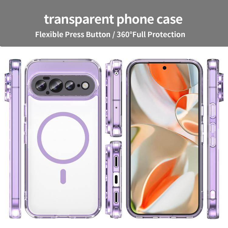 For Google Pixel 11 Pro XL PC Hybrid TPU Airbag Shockproof MagSafe Phone Case