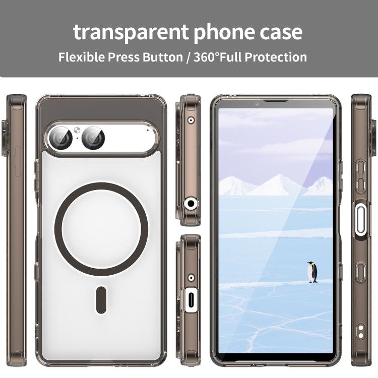 For Sony Xperia 10 VII PC Hybrid TPU Airbag Shockproof MagSafe Phone Case