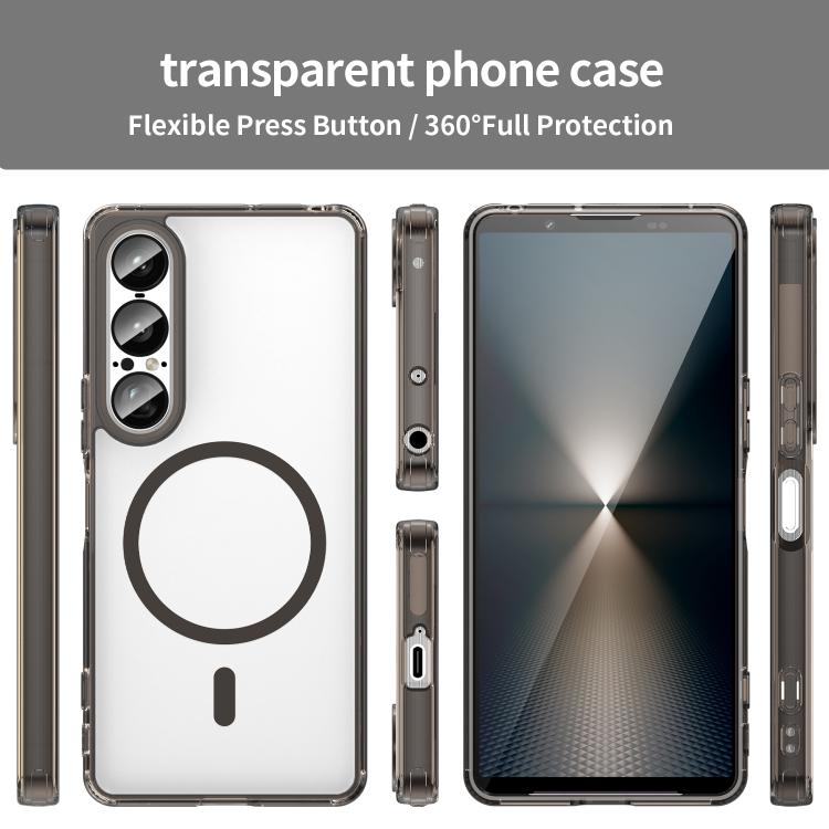 For Sony Xperia 1 VII PC Hybrid TPU Airbag Shockproof MagSafe Phone Case